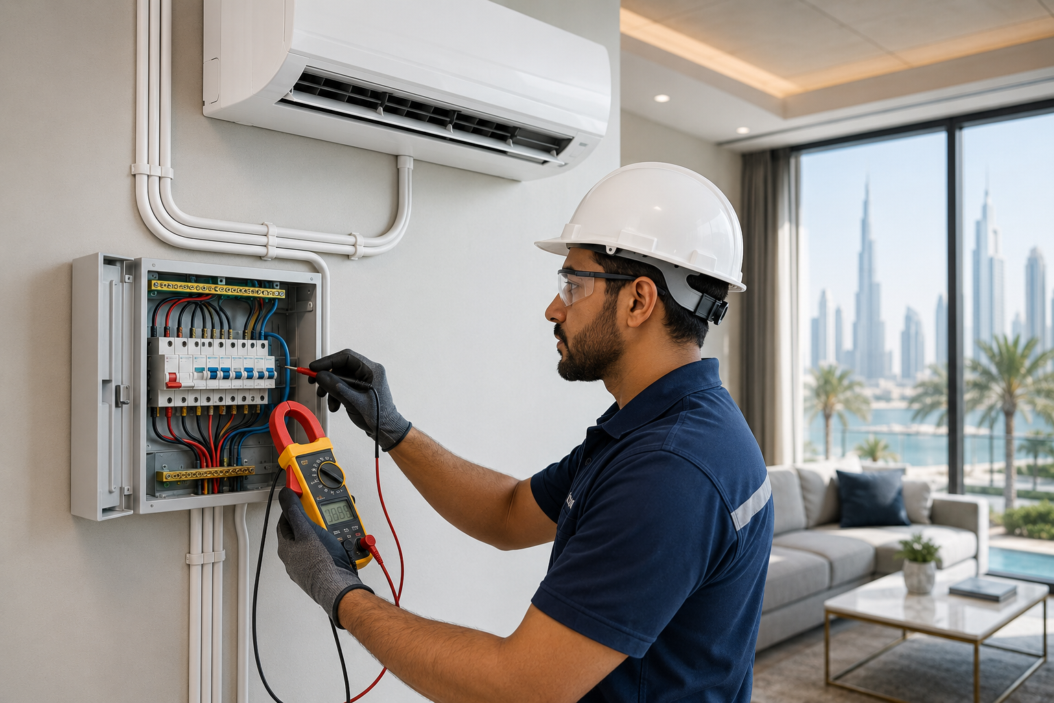 How to Choose the Right Air Conditioning Electrical Setup in the UAE